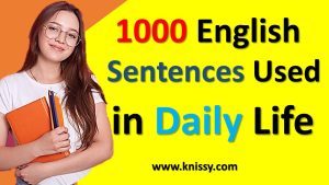 10000 English Sentences Used in Daily Life