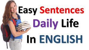100 easy sentences for daily life